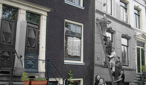 Factory workers, Amsterdam, WWII